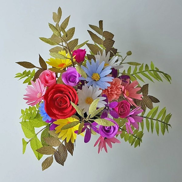een boeket bloemen