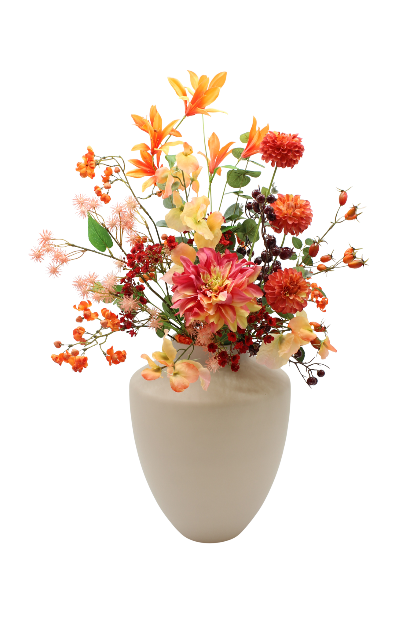boeket zijden bloemen